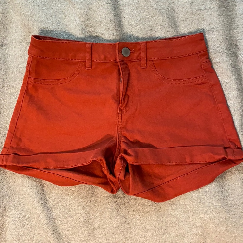 H&M cuffed shortie shorts